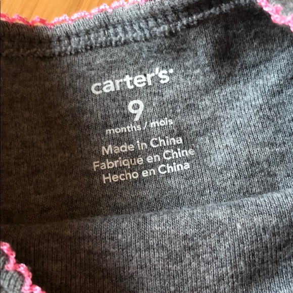 carter’s 2-pc lil character set puppy pink/grey 9M - Picture 4 of 5